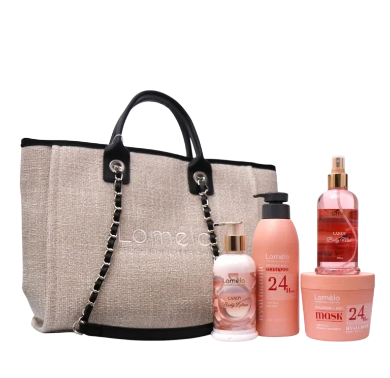 מארז טיפוח פרימיום היאלורוני + קרם גוף LOMÉLO