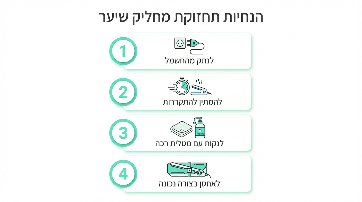 מחליק שיער קוריוליס עם תצוגה דיגיטלית מדויקת