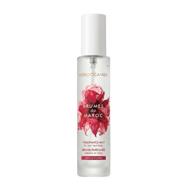 תרסיס בישום לשיער ולגוף מבית Moroccanoil - עלי דליה, טוברוז פנינה ועץ סנדלווד