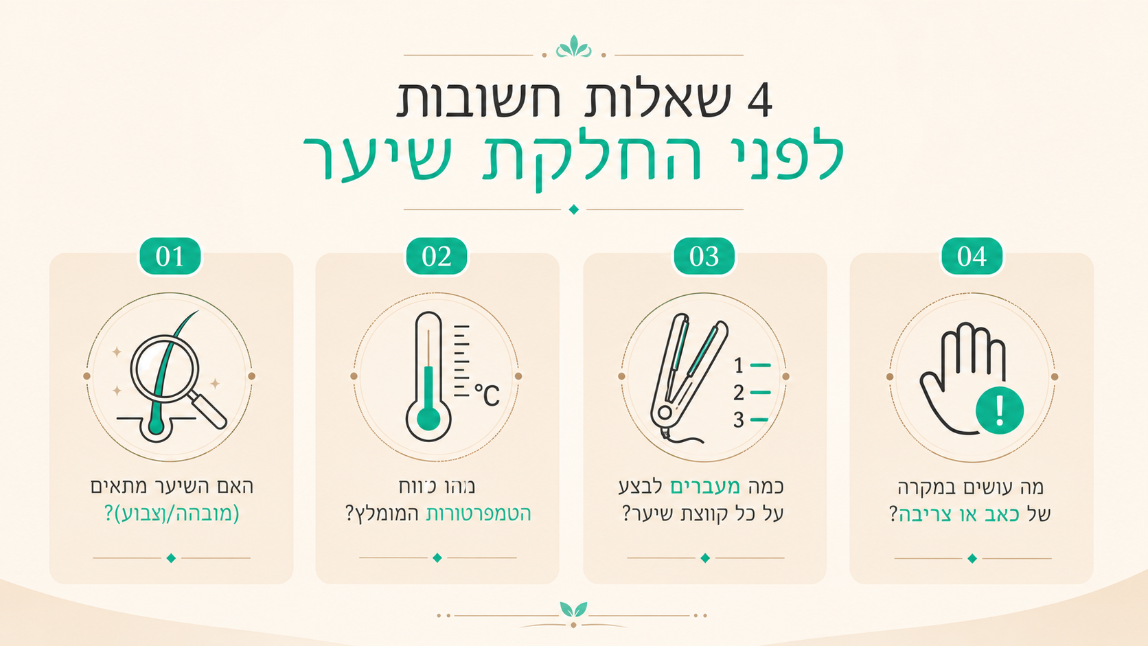 סימני אזהרה בקרקפת שדורשים בדיקה אצל רופא עור