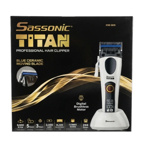 מכונת תספורת מקצועית Sassonic TITAN (דגם ESE-905)