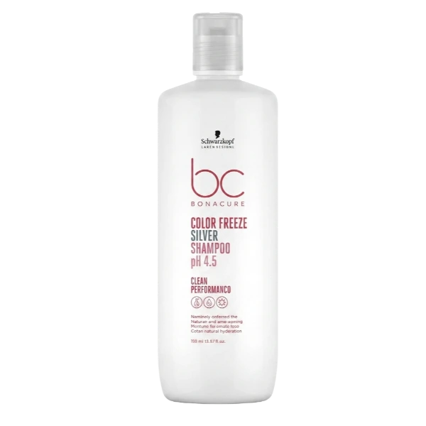 שמפו סילבר קולור פריז (Color Freeze Silver Shampoo) – שוורצקופף BC