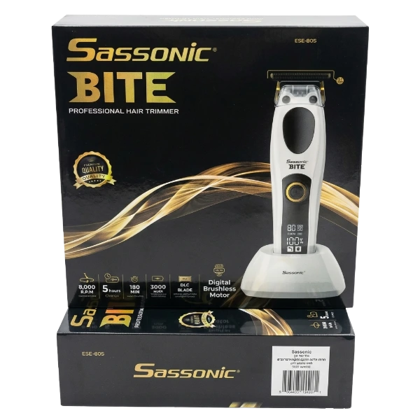 מכונת תספורת ופיניש מקצועית Sassonic BITE – דגם ESE-805