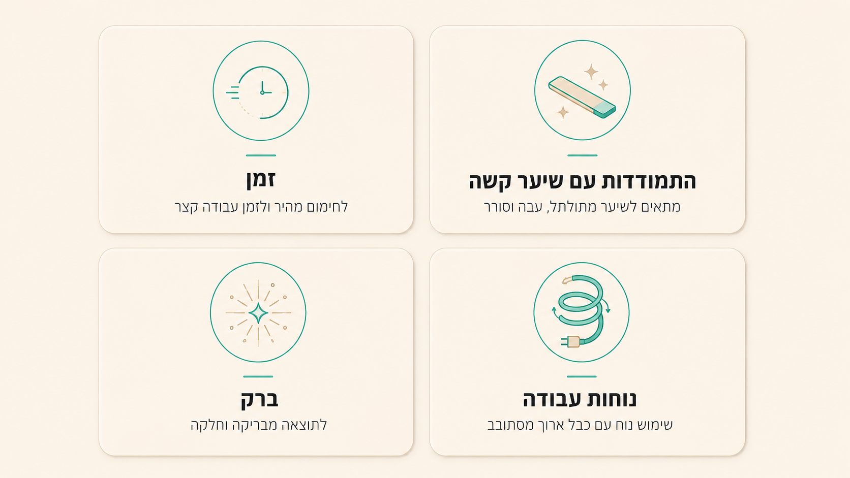 תוצאת החלקה חלקה ומבריקה על שיער ארוך