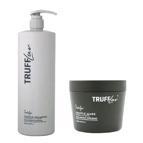 מארז שמפו ומסכה כמהין לשיער מוחלק טרפלוב | Truffluv